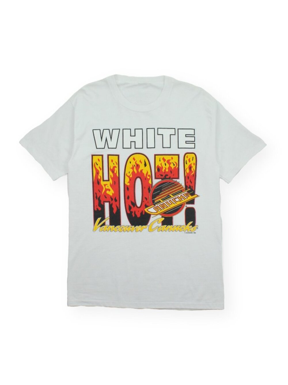 1994 Vancouver Canucks White Hot Tee L